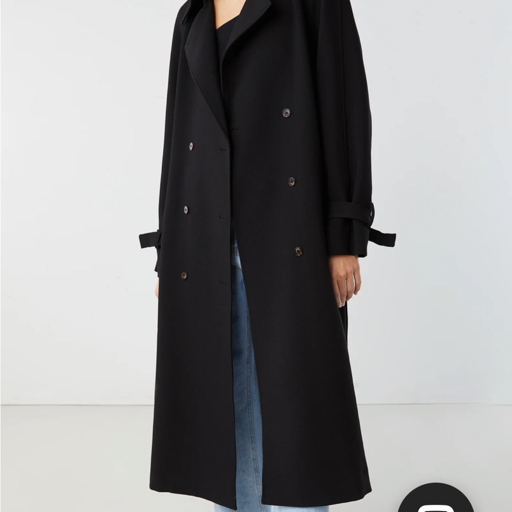 Oak + Fort oversized trench coat